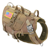 Military-Grade No-Pull Tactical Dog Harness - YourCatBackpack.Co