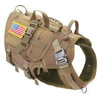 Military-Grade No-Pull Tactical Dog Harness - YourCatBackpack.Co