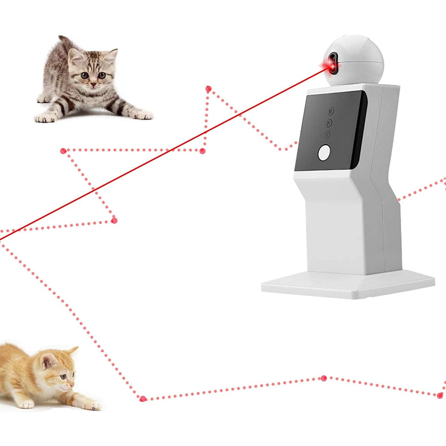 Automatic Cat Laser Toy for Cats and Kittens - YourCatBackpack.Co