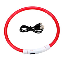 LED Light Dog Collar - Luminous Leash for Dogs & Cats - YourCatBackpack.Co