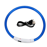LED Light Dog Collar - Luminous Leash for Dogs & Cats - YourCatBackpack.Co