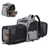 Expandable Cat Carrier Backpack for Cats and Small Dogs - YourCatBackpack.Co