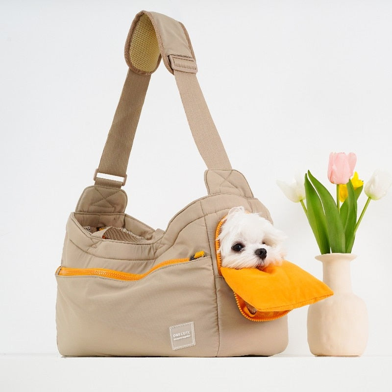 Lightweight Crossbody Pet Bag for Small and Medium Dogs - YourCatBackpack.Co