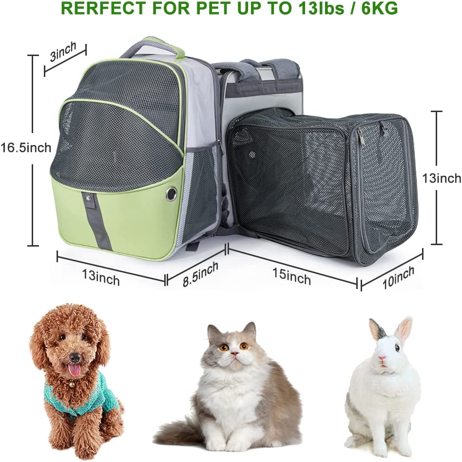 Large Capacity Expandable Cat Carrier Backpack - YourCatBackpack.Co